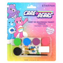 Фарба для обличчя 6 кольорів з наклейками Догляд за ведмедями STARPAK 576588