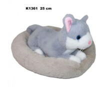 КІШКА ОПУДАЛО ТВАРИНА В ЛІЖКУ 30CM SA