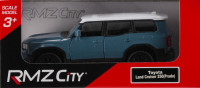 Легковий автомобіль металевий P/B 16x7x7 Toyota Land Cruiser синій DAFFI K-174