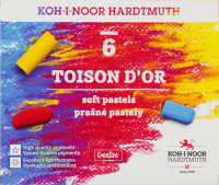 Сухі пастелі 6 кольорів Toison KOH-I-NOOR 8511/6