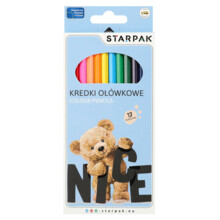 Олівці 12 кольорів TEDdy Bear STARPAK 580599