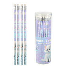Олівець з гумкою HB Cute Kitty tube A'48 STARPAK 580626