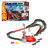 Hot Wheels Racing Formula 1 Sprint F1 Racecourse Fun Kit + 3 металеві автомобілі JDY15