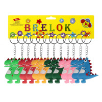 Брелок з димової гуми 5см мікс колір op12pcs D42969