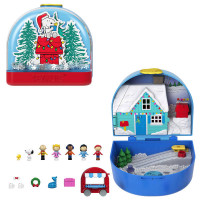 POLLY POCKET Snoopy Fistaszki Різдвяний компактний набір JFV05