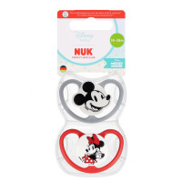 NUK Заспокійлива соска 18-36 м Air Micki Red 10177238