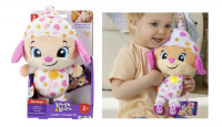 Fisher-Price „Learn and Laugh!” Маленька сестра цуценя Музичний Cuddly-Cuddly польська мова версія