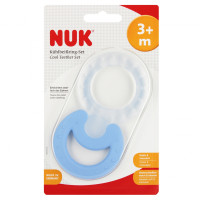 NUK Teether Set Blue/Transparent 3m+ 10256225