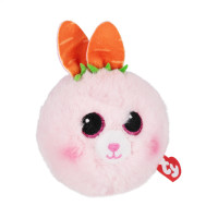 Beanie Ball Плюшева іграшка Poncey Кролик рожевий 8 см Пасхальний МЕТЕОР TY83110