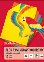 HERLITZ A3 блок малювання 10 аркушів 80G колір