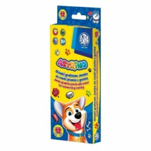 Олівець з гумкою HB Jumbo трикутний A'12 ASTRA 206025002