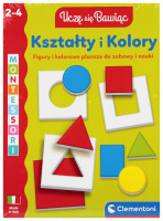 Фігури та кольори 2-4л Монтессорі КЛЕМЕНТОНІ 50429 CLM