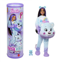 Barbie x Care Bears Cutie Reveal Doll License Caring Bears Series 2 purple JFV61 TUB4