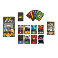 Додатковий набір Mattel UNO Elite Formula 1 Cards 2025 Booster Pack, 30 елітних спеціальних карт, базове видання PUD9