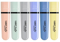 Хайлайтер 6 кольорів пастельний BIC 302809