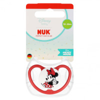 NUK Силіконова заспокійлива соска 18-36 м Ідеальний матч повітря Miki Red 101772421