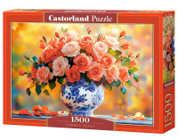 Головоломка 1500 el. Літні троянди CASTORLAND C-152315-2