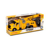 Евакуатор для вантажівок зі звуком жовтий POLESIE 59011