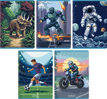 HERLITZ PREMIUM PIXEL FUN ноутбук A5/32 сторінки подвійна кольорова лінія