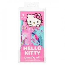 Геометричний шкільний набір 4el Hello Kitty Case CoolPack PATIO 10609PTR
