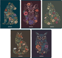 HERLITZ PREMIUM FLORIMALS Ноутбук формату А5 80 сторінок із запасом