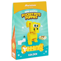 Будівельні блоки Вафлі міні Pocketpets Golden Retriver MARIOINEX 907887