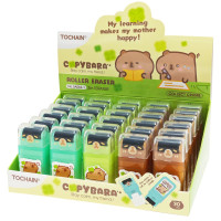 Ластик для олівців з очисним валиком Capybara, TOCHAIN PUD A'24