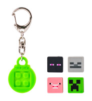 БРЕЛОК CLIP RING 7X12 MINECRAFT B/C