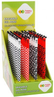 Ручка Miko Pops Erasable, 0, 5 мм, синя, дисплей 36 ш Щасливий колір