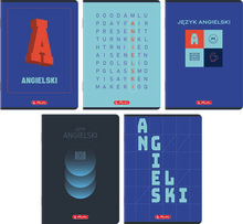 HERLITZ блокнот мікс A5 60 аркушів картатий англійська