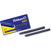 Картриджі ручки довгі чорні 5 шт PELIKAN PN310615